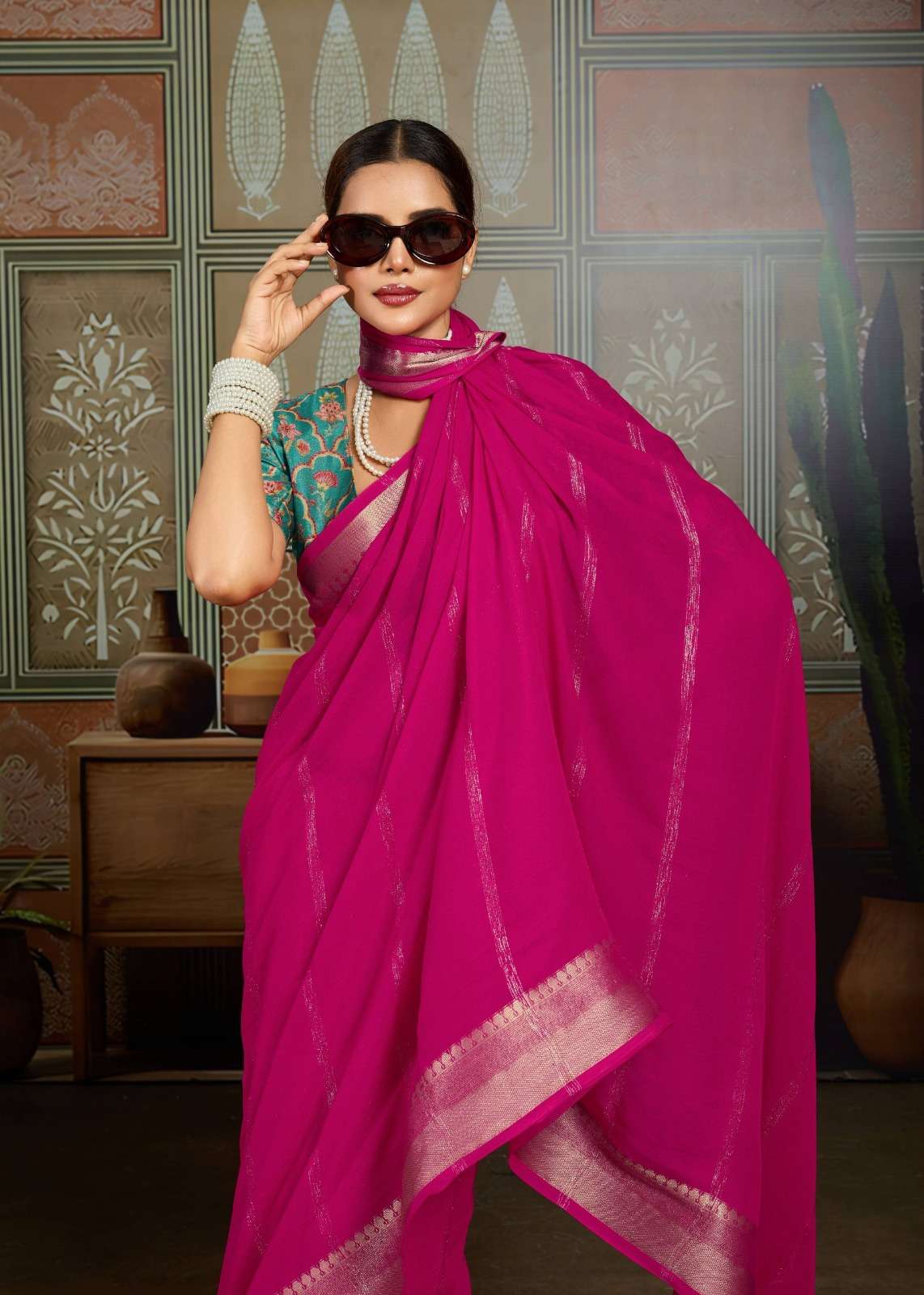 Sr Arnika Bamber Silk  Saree distributor in Mumbai