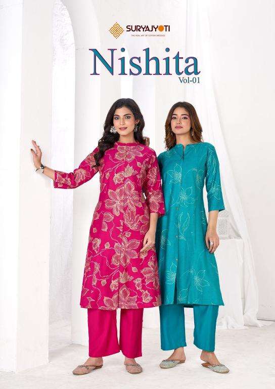 Suryajyoti nishita vol-1 coord set Kurti wholesaler in West Bengal