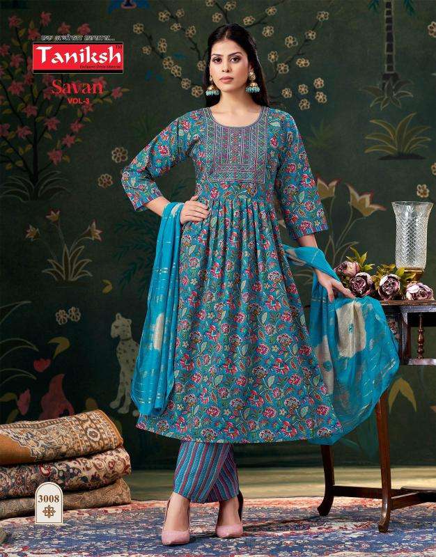 Taniksh savan vol 3 Kurti manufacturer in ahmedabad