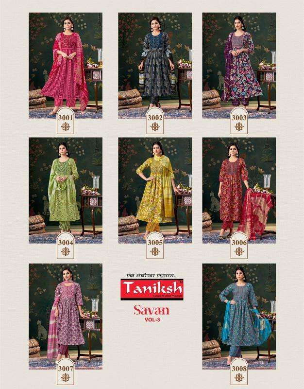 Taniksh savan vol 3 Kurti manufacturer in ahmedabad