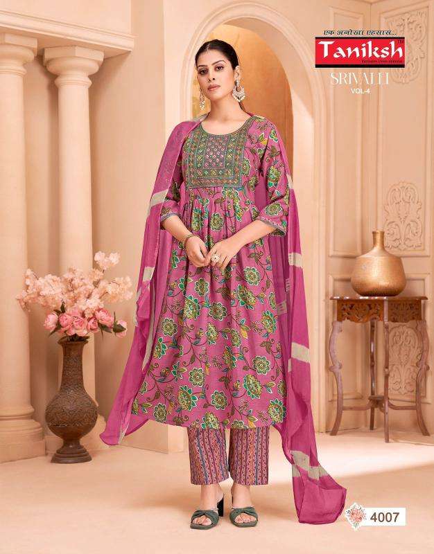 Taniksh srivalli vol 4 Ladies kurtis wholesale Kolkata