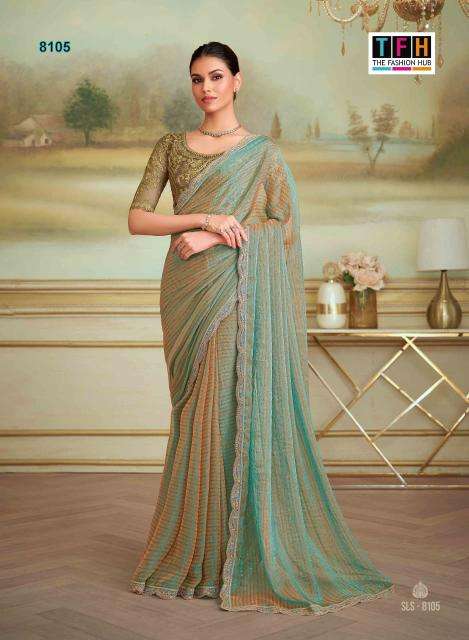 TFH salsa style 5 Wholesale saree supplier in Mumbai