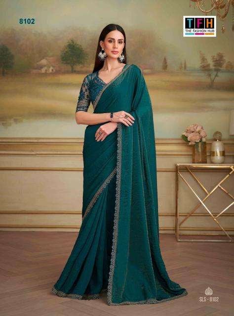 TFH salsa style 5 Wholesale saree supplier in Mumbai