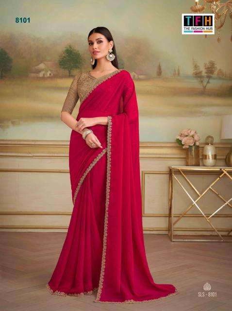 TFH salsa style 5 Wholesale saree supplier in Mumbai