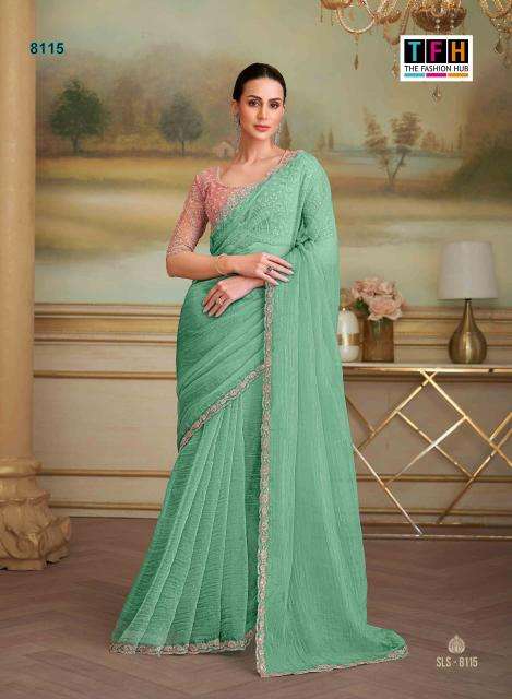 TFH salsa style 5 Wholesale saree supplier in Mumbai