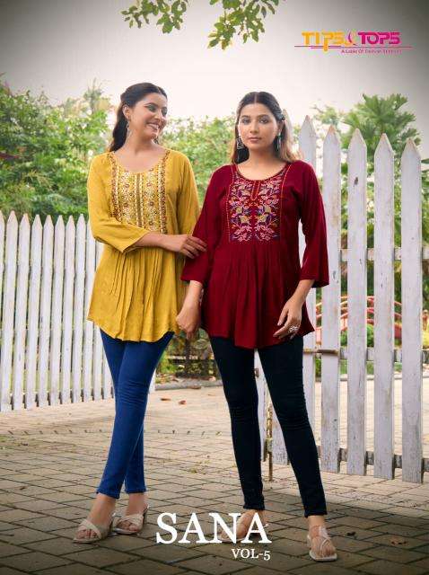Tips & tops sana vol 5 Designer kurtis in Kolkata