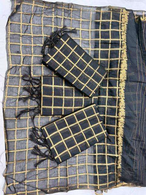 Triveni 6053 golden zari Designer saree wholesalers in Delhi