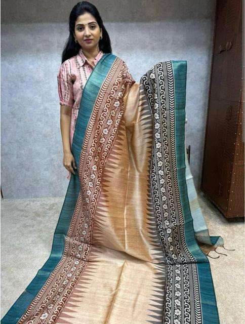Triveni digital print Kolkata saree manufacturers