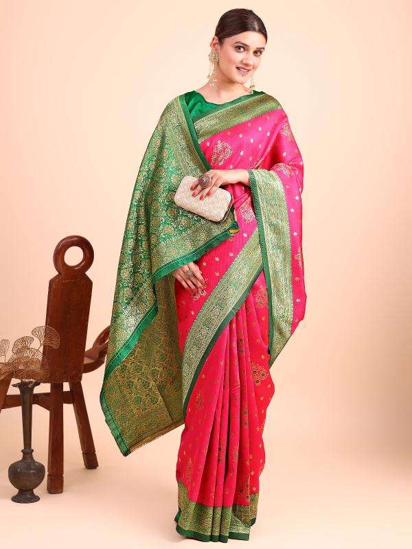 Triveni OT-01 banararsi silk Wholesale saree market