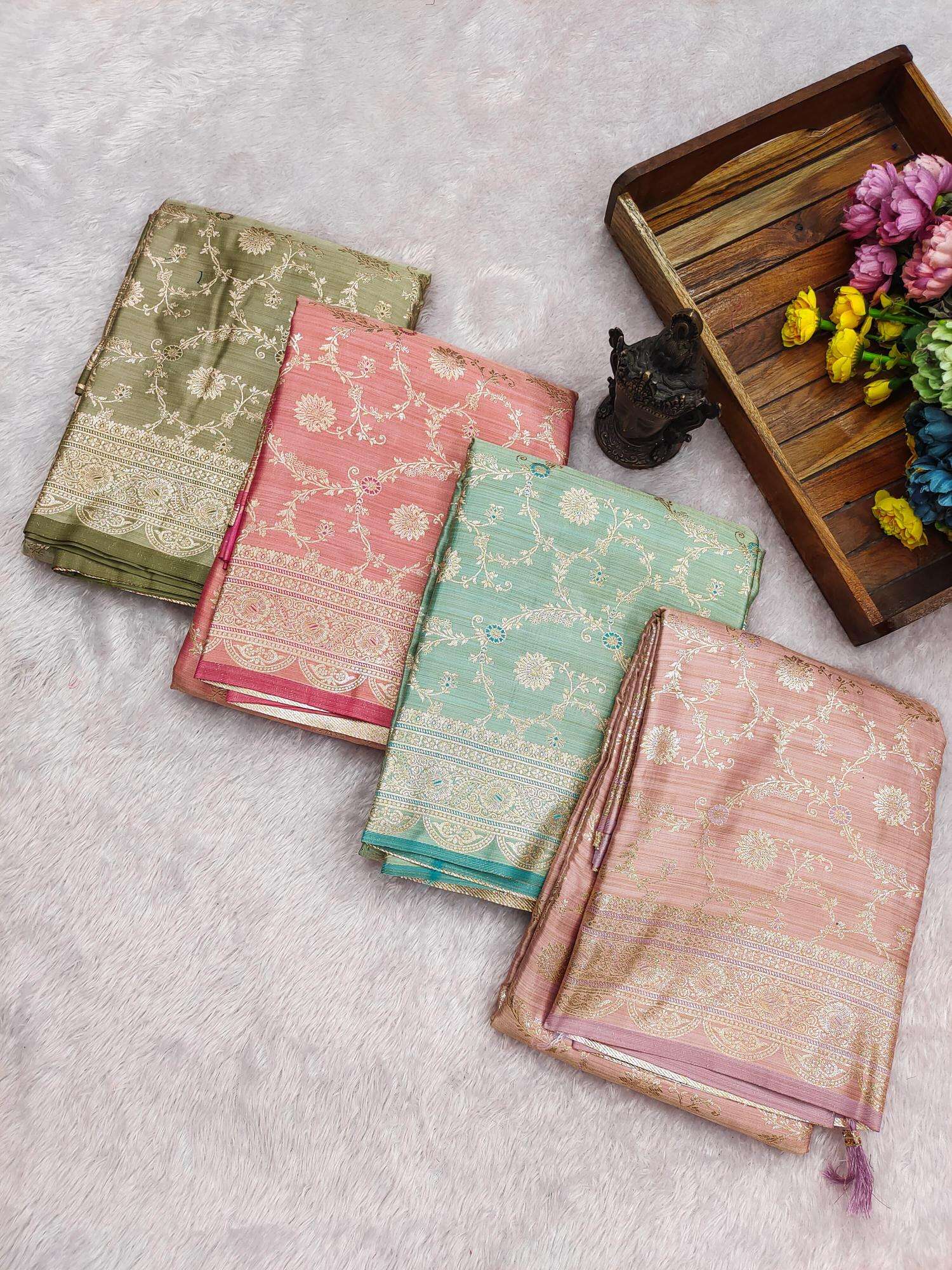 Triveni roshni banarasi silk Saree manufacturers in Delhi