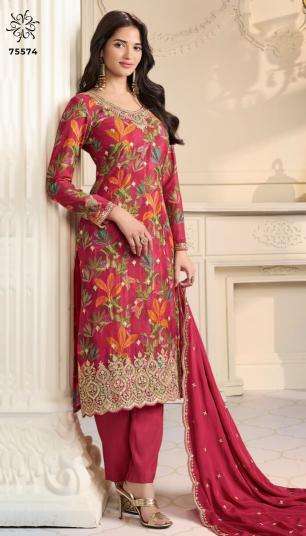 Vinay kuleesh gun gun Unstitched dress material wholesale