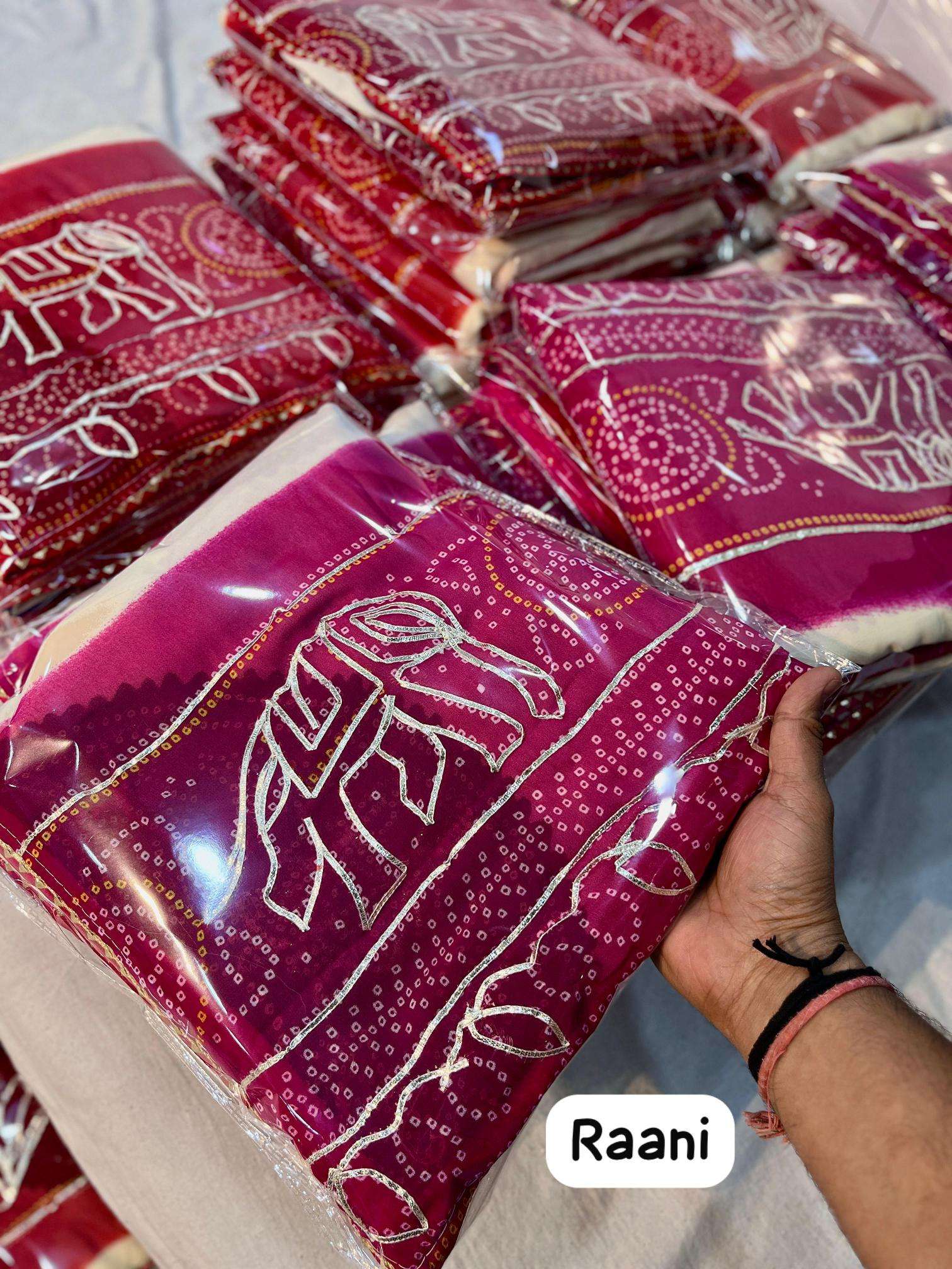 Vinayak bandej gotapatti Bridal saree wholesalers in Delhi