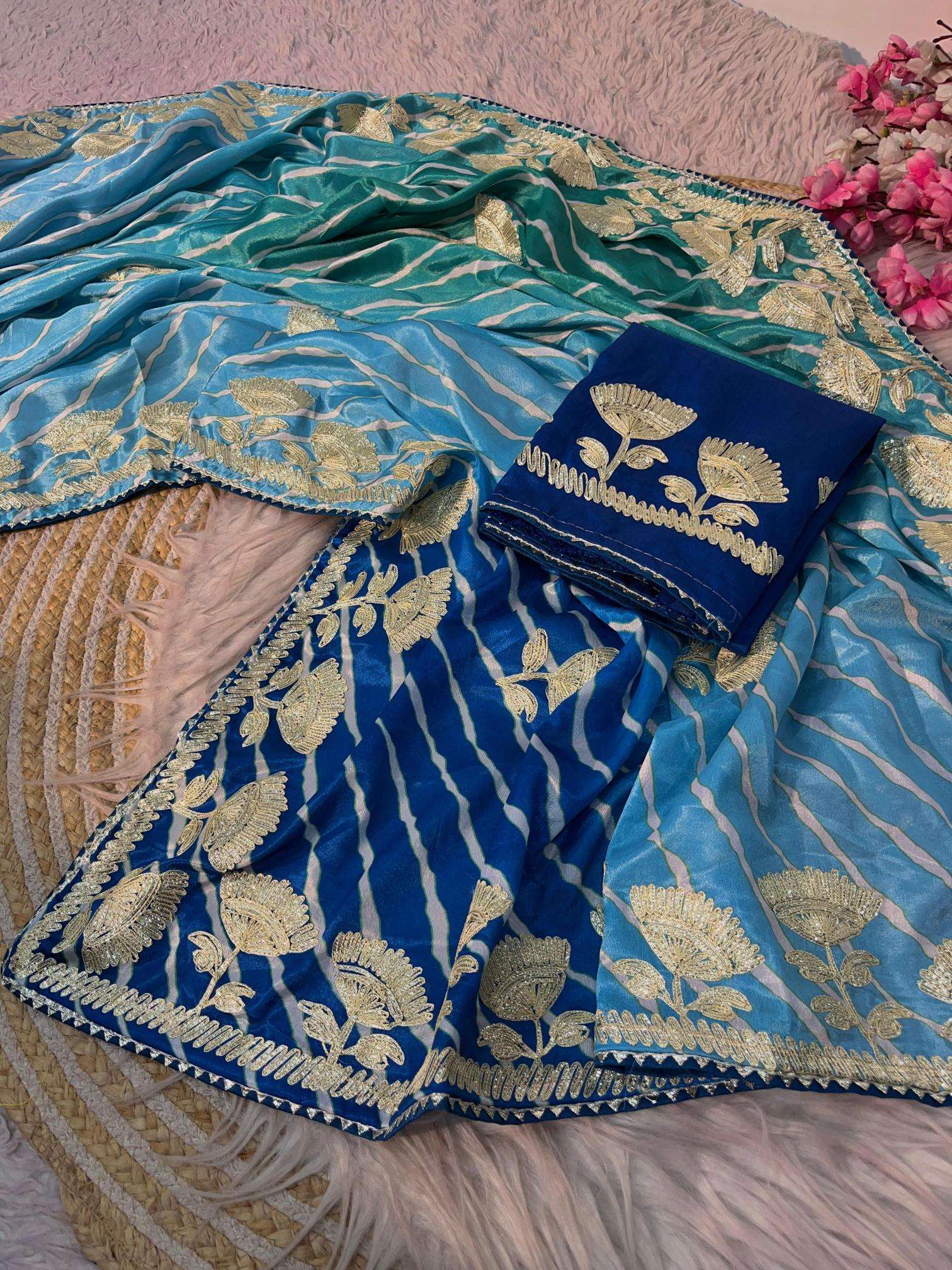Vinayak traditional lehriya Designer saree wholesalers in Delhi
