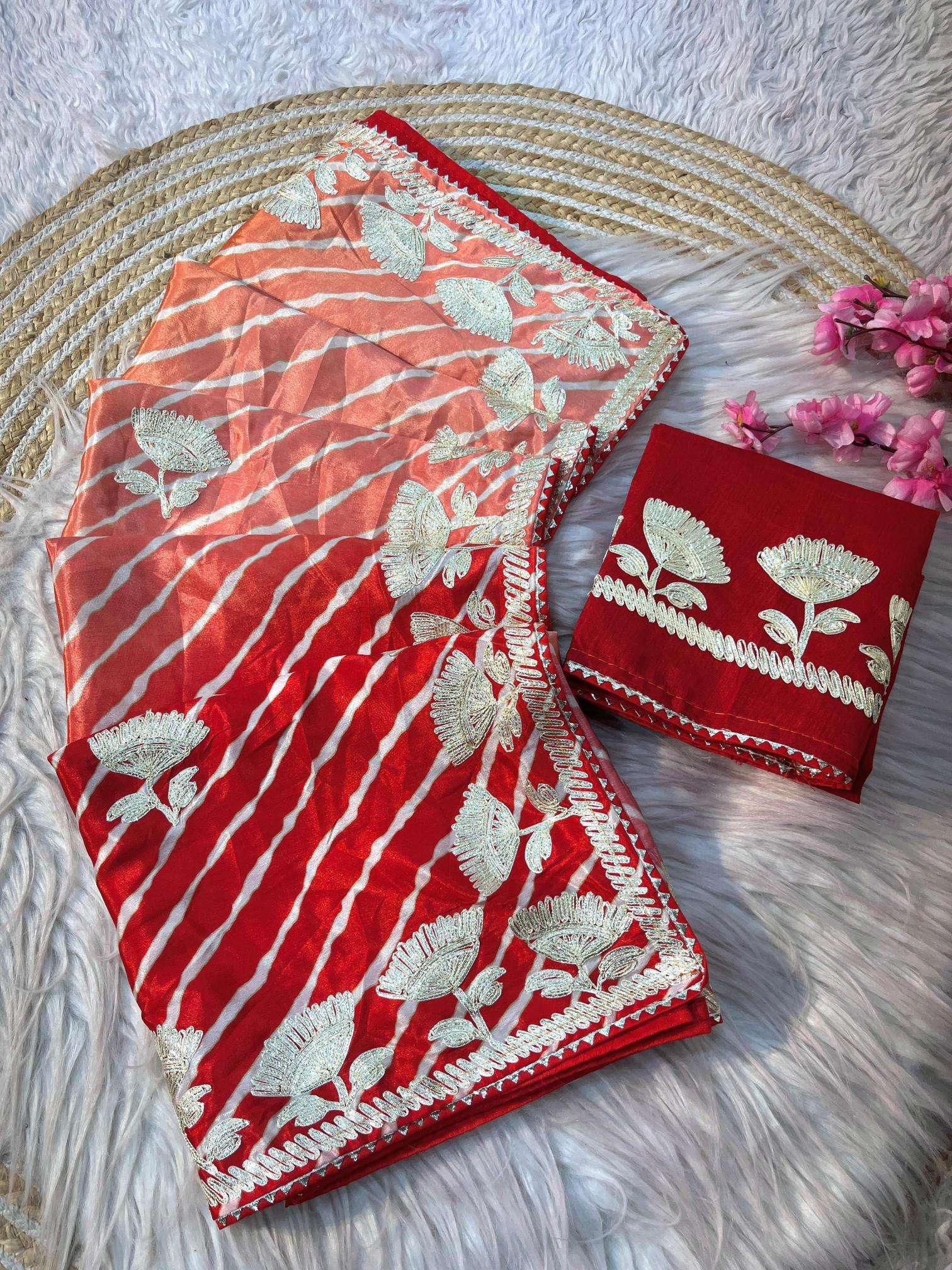 Vinayak traditional lehriya Designer saree wholesalers in Delhi