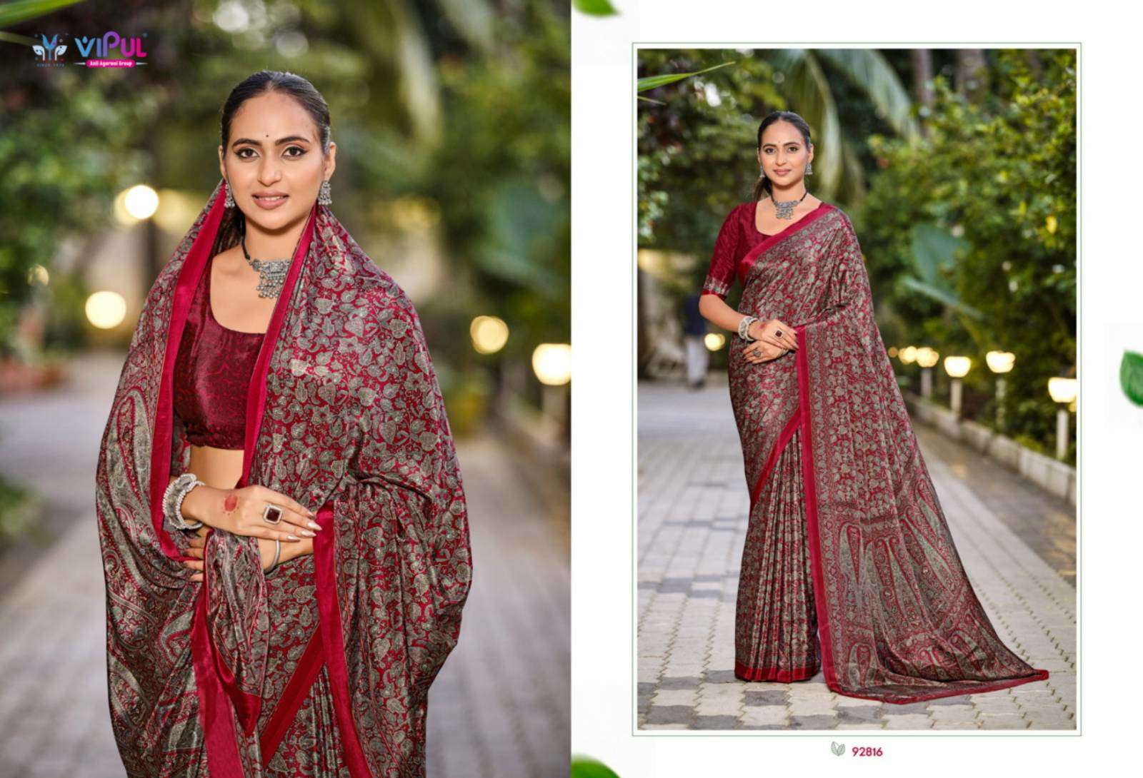 Vipul Heritage Silk Vol 13 Saree mumbai with price