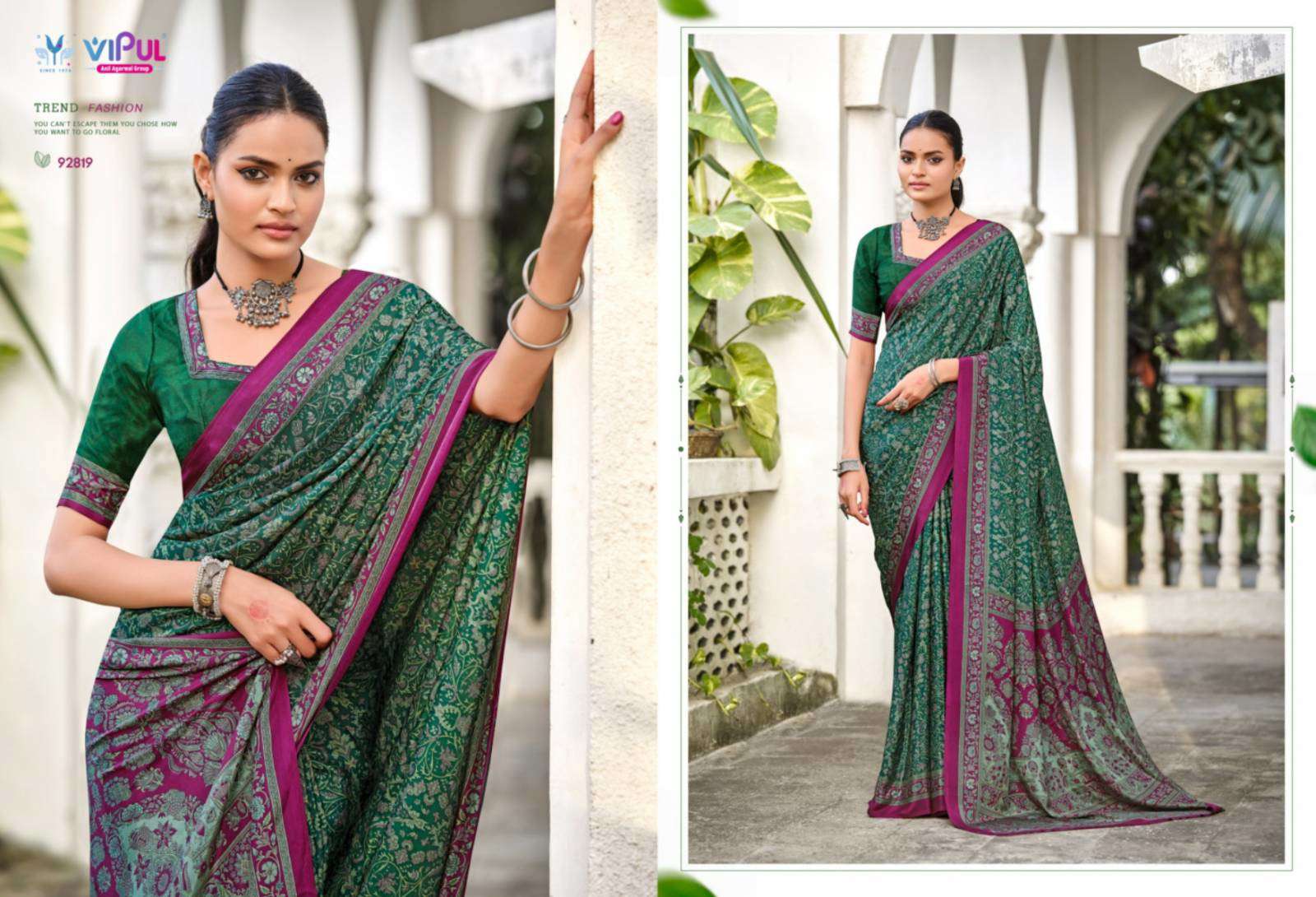 Vipul Heritage Silk Vol 13 Saree mumbai with price
