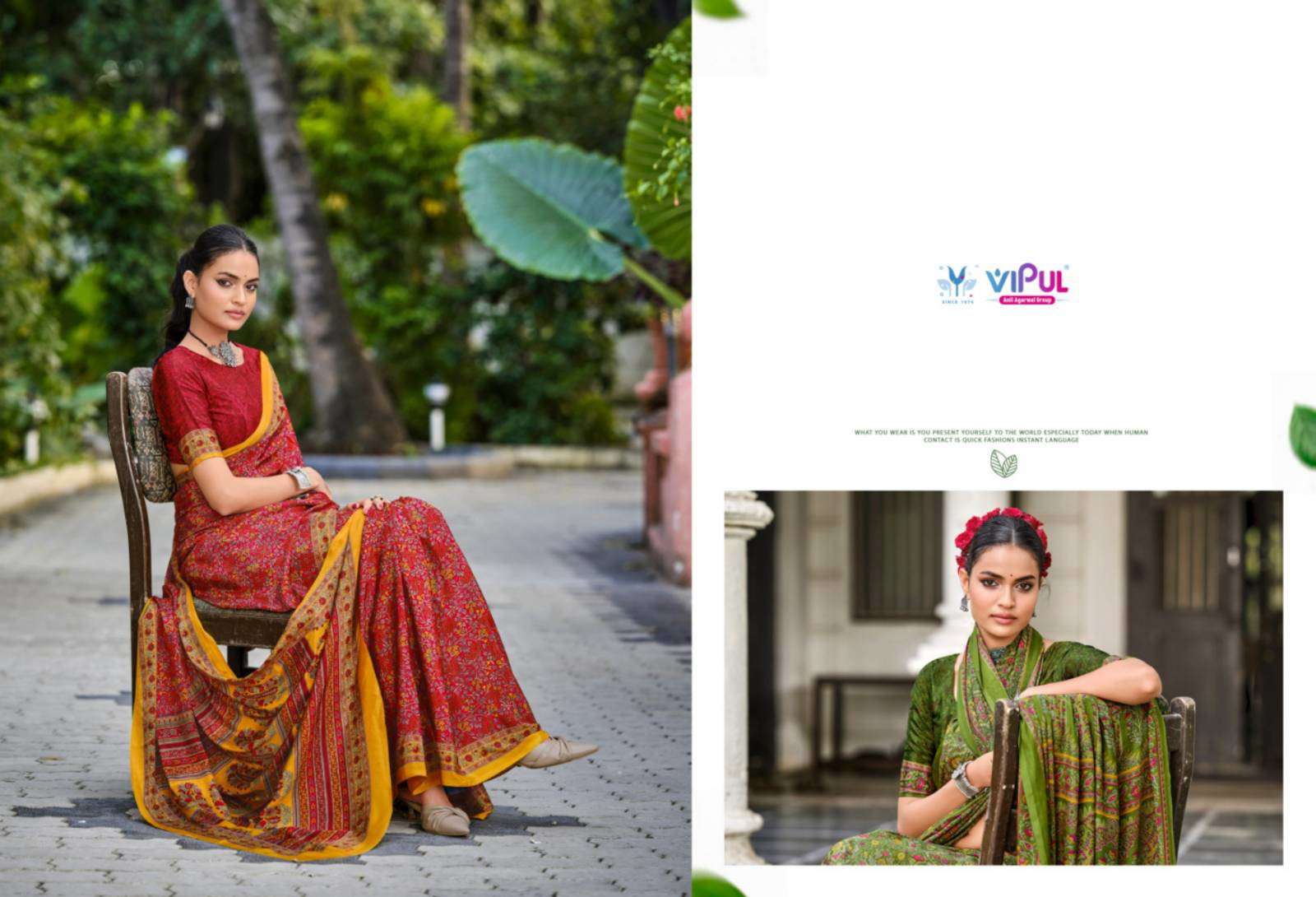 Vipul Heritage Silk Vol 13 Saree mumbai with price