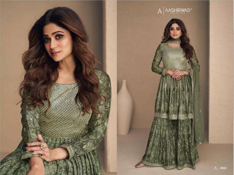 Aashirwad flower x shamita Bulk salwar kameez suppliers in Ahmedabad
