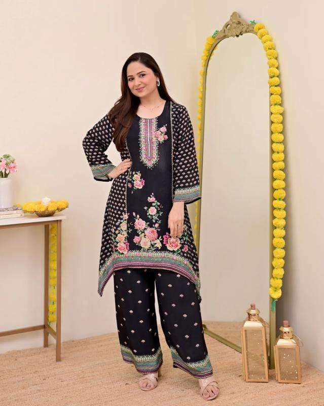 Adhya Hand mirror work cord set Wholesale Kurtis online India