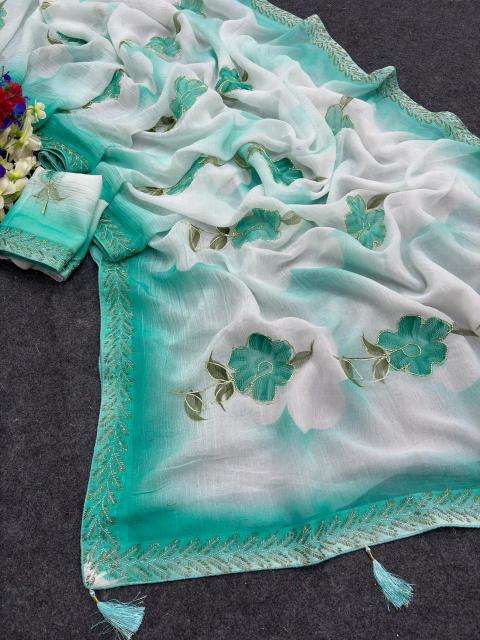 Akshara brush‑painted elegance Wholesale designer sarees