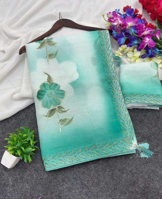 Akshara brush‑painted elegance Wholesale designer sarees