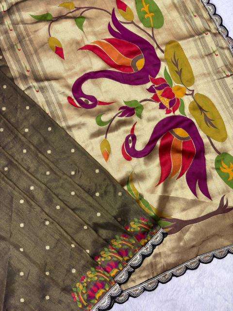 Akshara silk paithani Indian saree wholesale