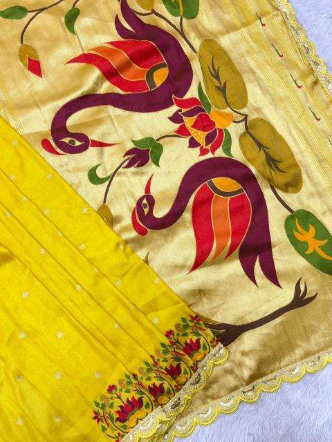 Akshara silk paithani Indian saree wholesale