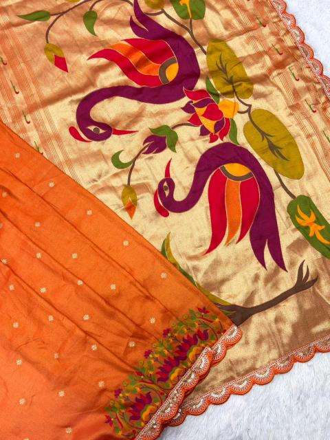 Akshara silk paithani Indian saree wholesale