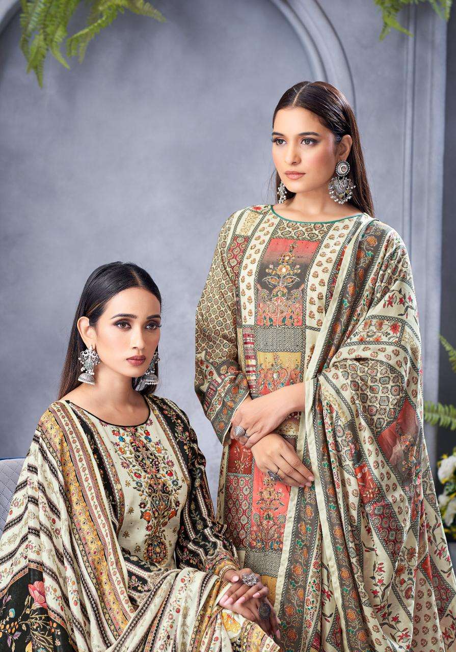 Alok suit black biba 5 Wholesale dress suppliers in India