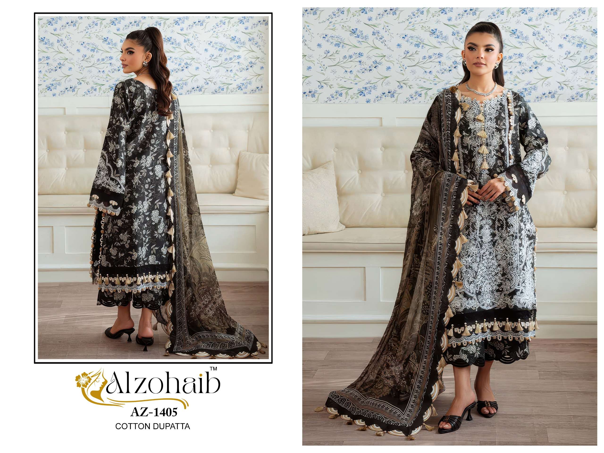 Alzohaib Riwayat Vol 2 Chiffon Dupatta Salwar Kameez wholesalers in Gujarat