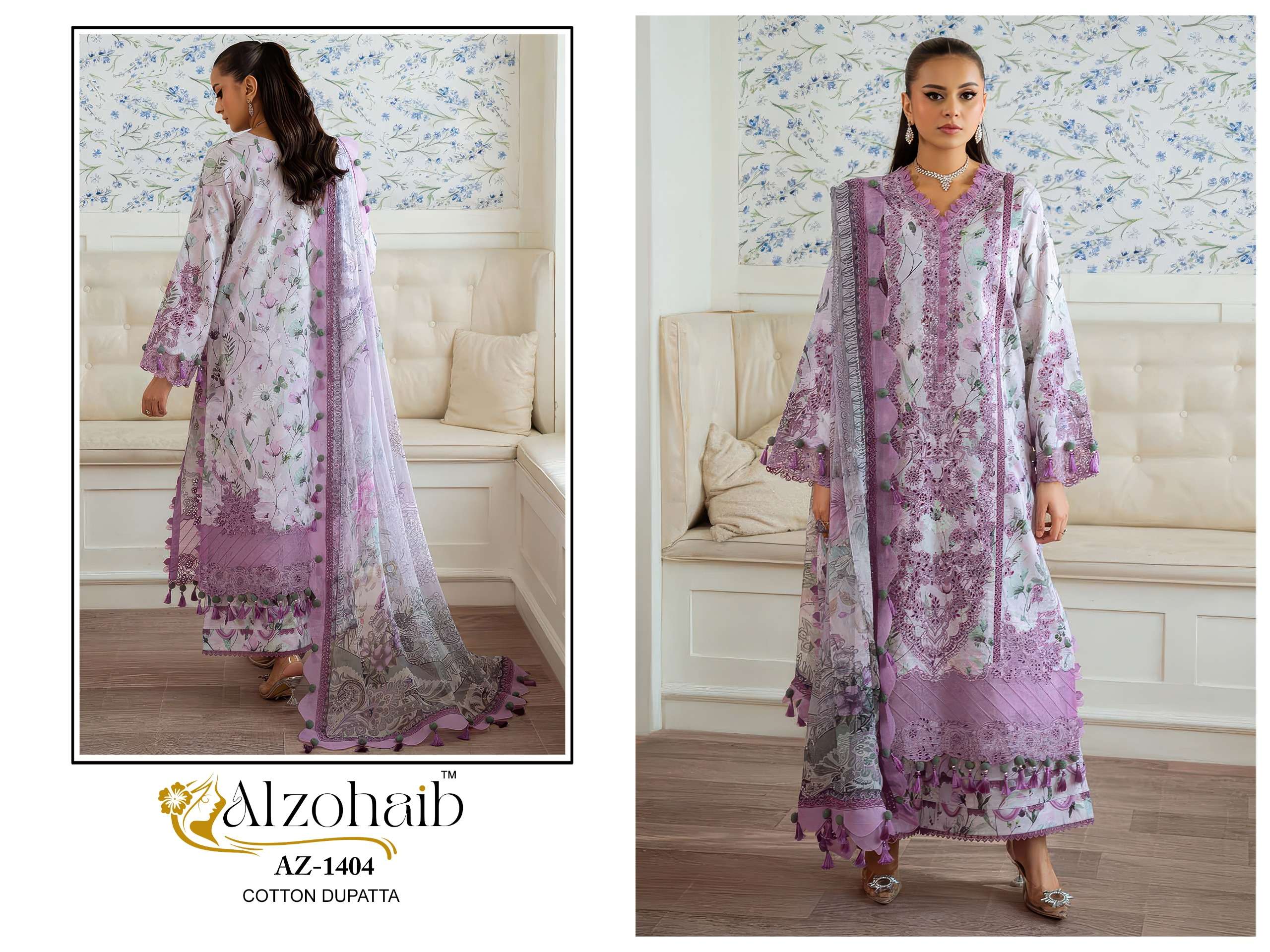 Alzohaib Riwayat Vol 2 Chiffon Dupatta Salwar Kameez wholesalers in Gujarat