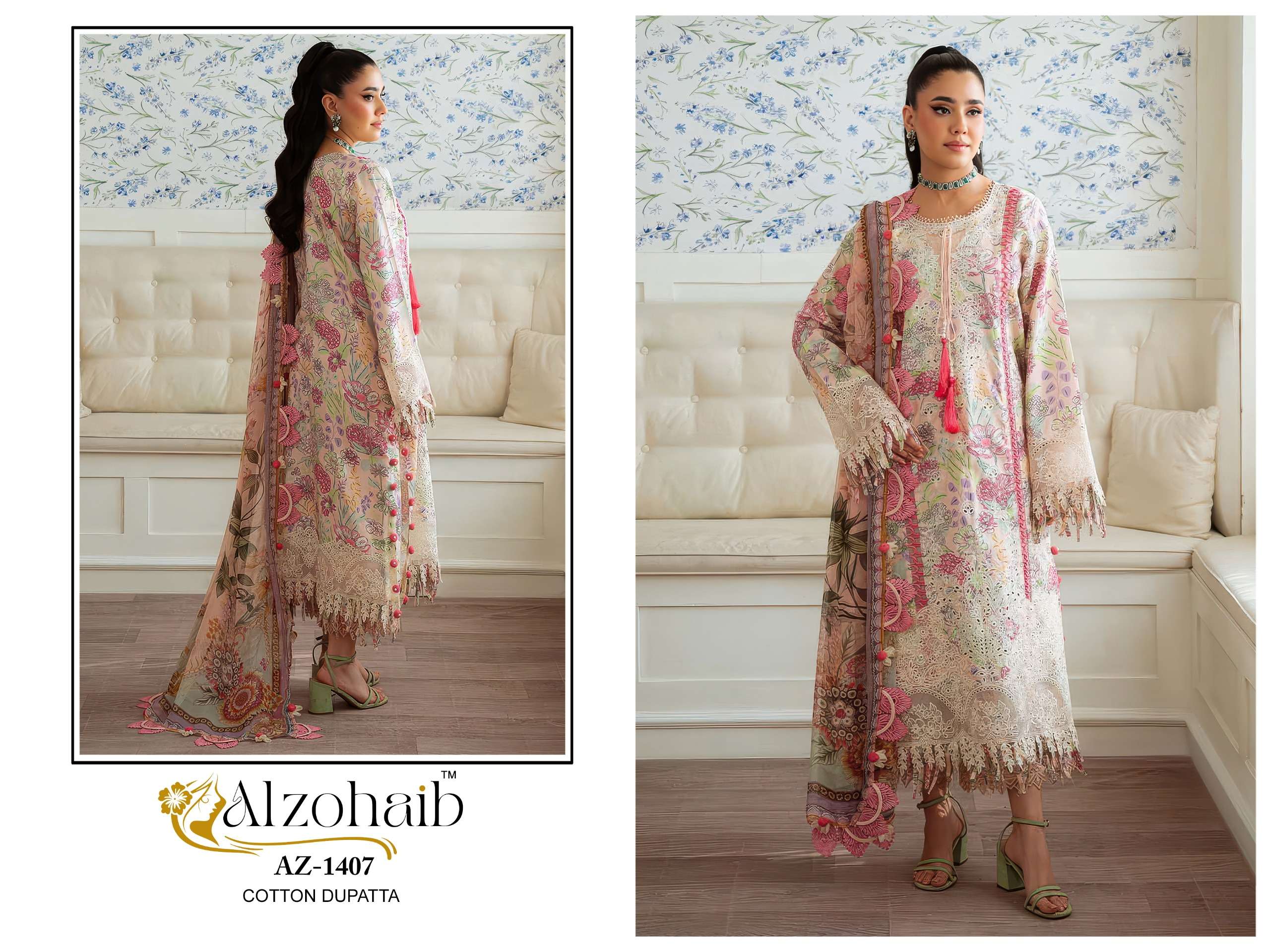 Alzohaib Riwayat Vol 2 Chiffon Dupatta Salwar Kameez wholesalers in Gujarat