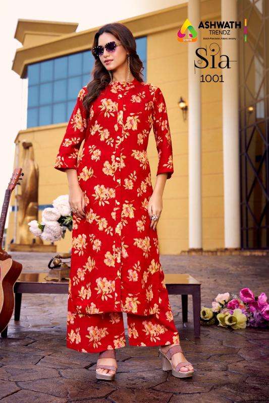 Ashwath sia printed coord set Designer kurtis in Mumbai