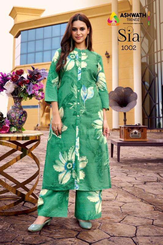 Ashwath sia printed coord set Designer kurtis in Mumbai
