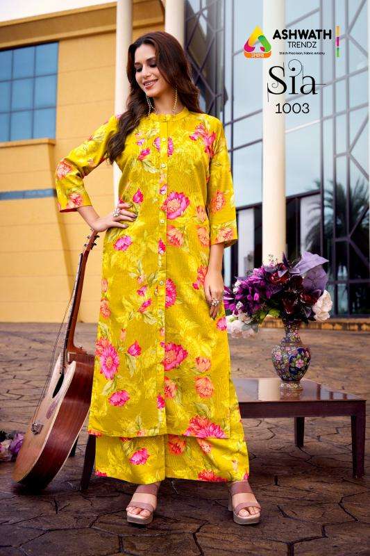 Ashwath sia printed coord set Designer kurtis in Mumbai