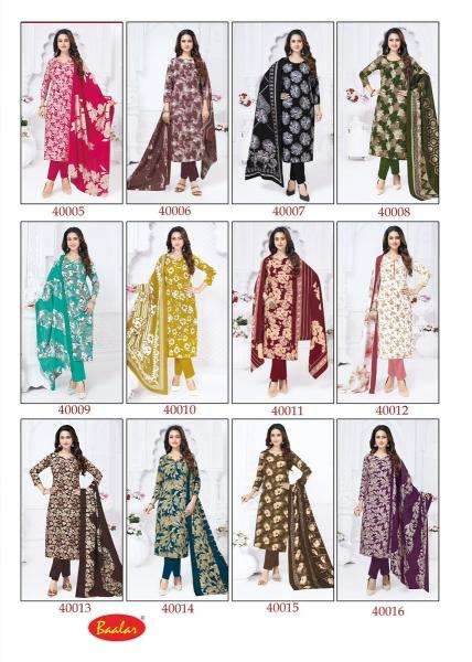 Baalar kashmir cotton vol-4 Dress materials wholesale suppliers in surat