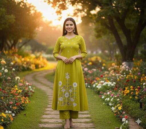 Ballika A line cotton fiona Kurti exporters in Delhi