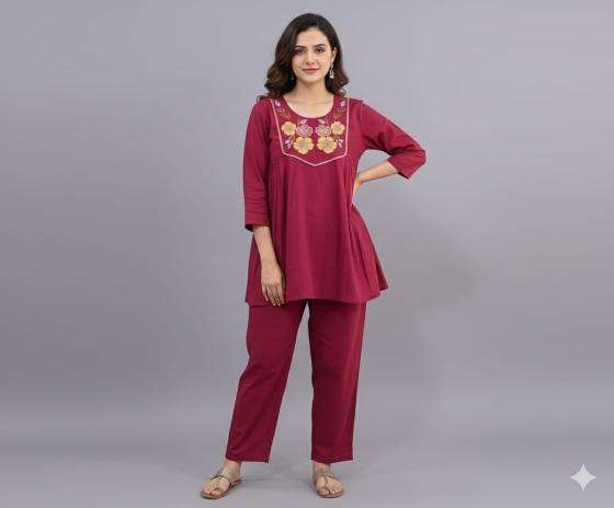 Ballika cotton co ord set Wholesale Kurti manufacturers in Kolkata