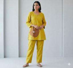 Ballika cotton coord set Wholesale designer kurtis in Surat