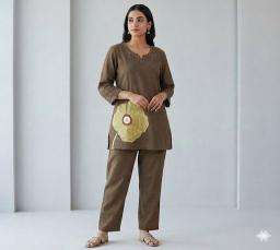 Ballika embroidery work coord set Kurti manufacturers in mumbai