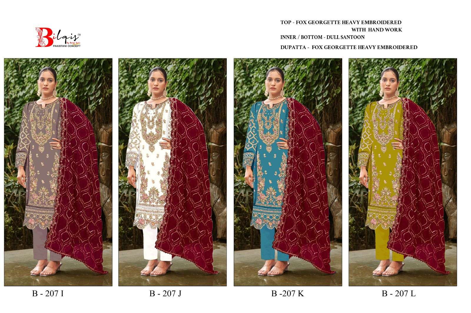 Bilqis B 207 I To L Party wear Salwar Kameez suppliers