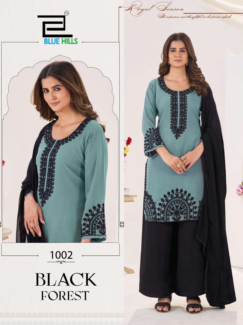 Blue hills black forest Wholesale kurtis suppliers in Ahmedabad