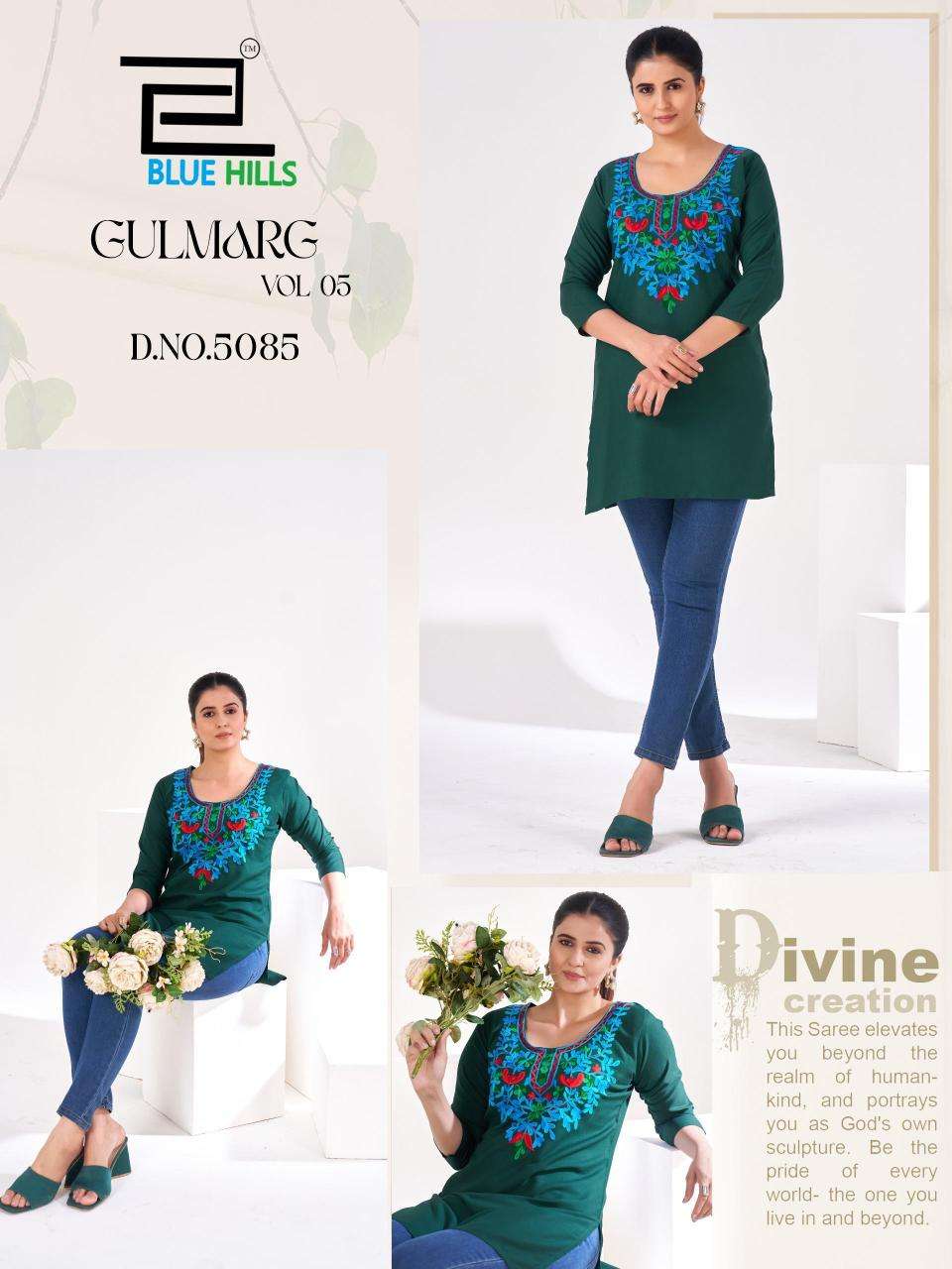 Blue hills gulmarg vol 5 Kurti wholesalers in Hyderabad