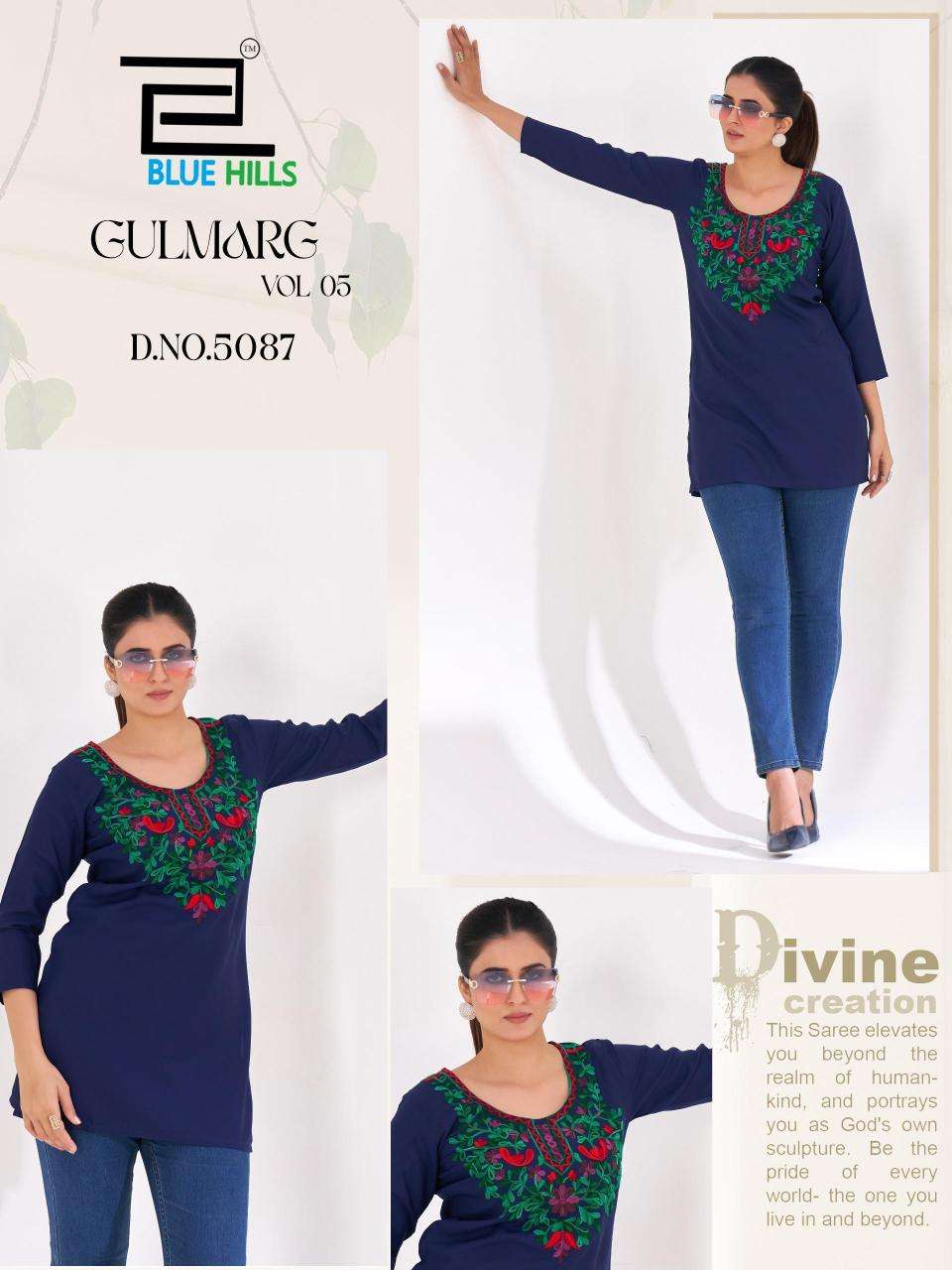 Blue hills gulmarg vol 5 Kurti wholesalers in Hyderabad