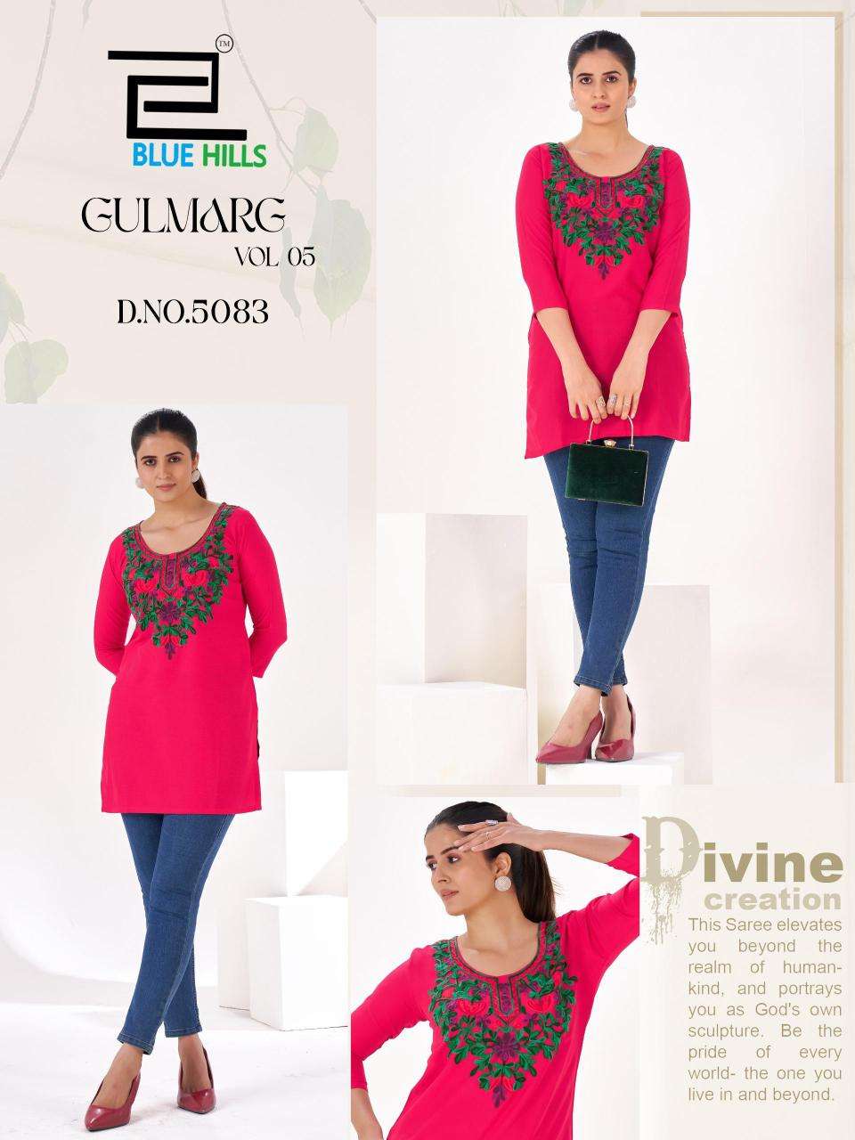 Blue hills gulmarg vol 5 Kurti wholesalers in Hyderabad