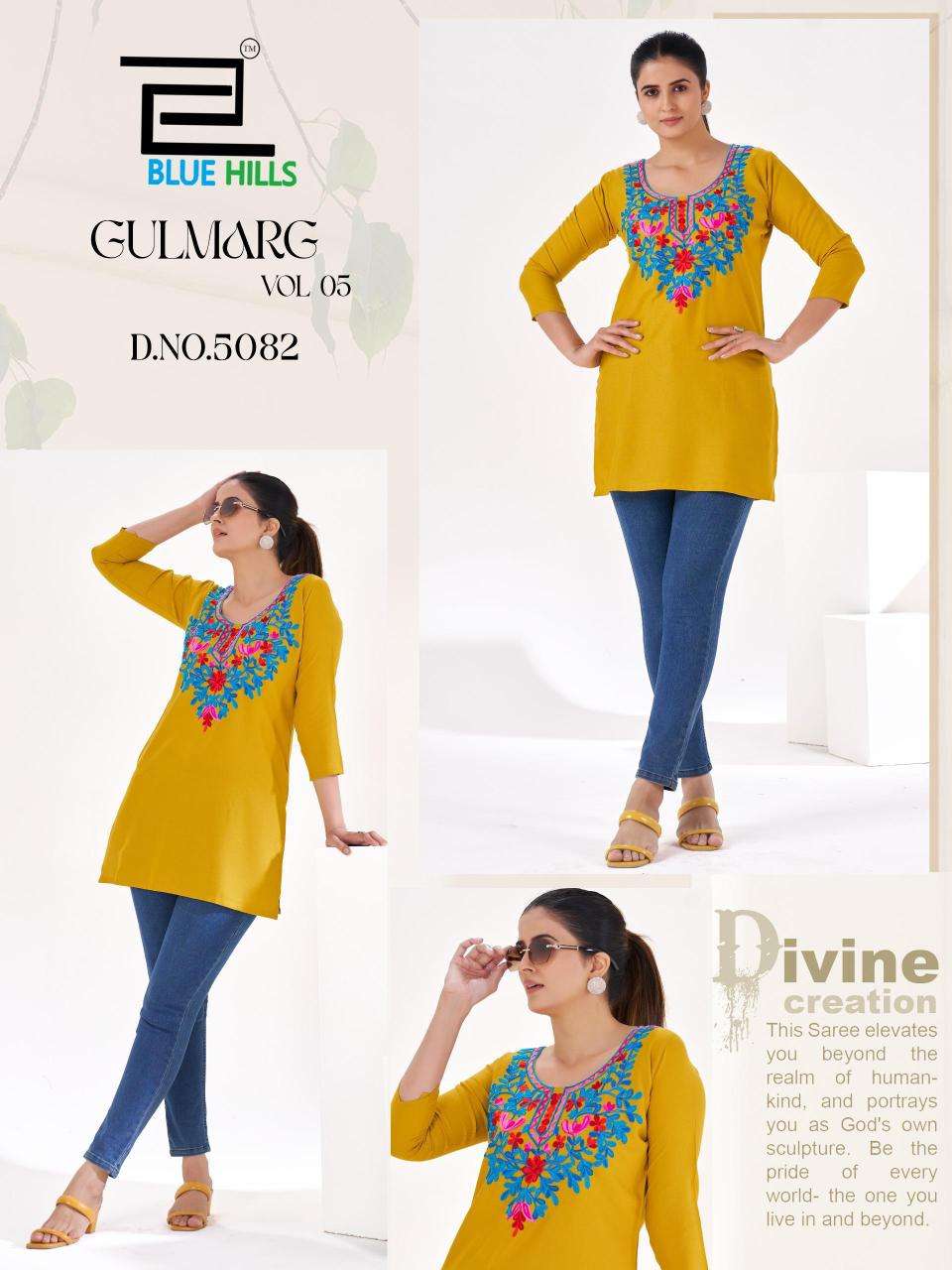 Blue hills gulmarg vol 5 Kurti wholesalers in Hyderabad