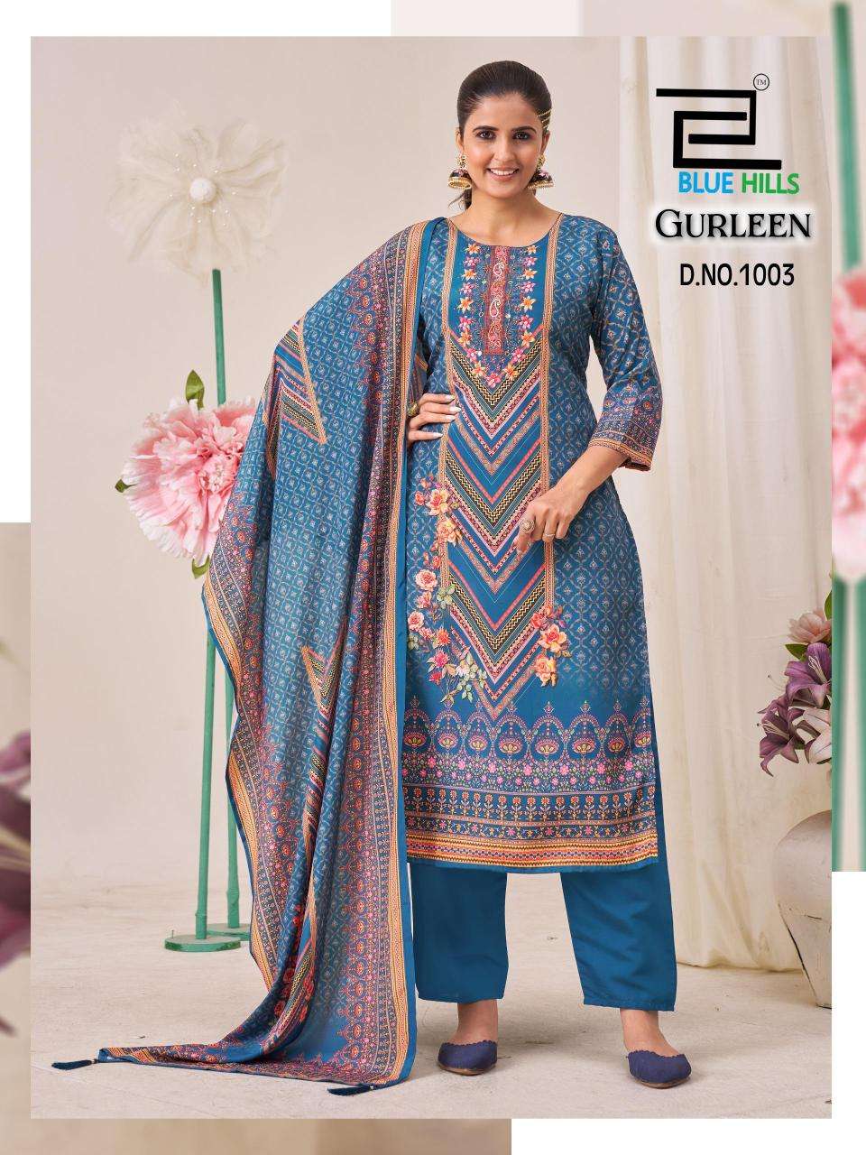 Blue hills gurleen Designer Kurti supplier in ahmedabad