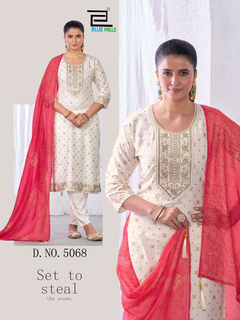 Blue hills royal touch vol 20 Kurti exporters in India