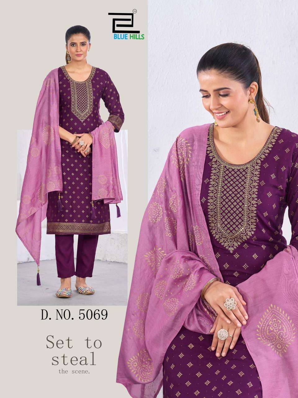 Blue hills royal touch vol 20 Kurti exporters in India