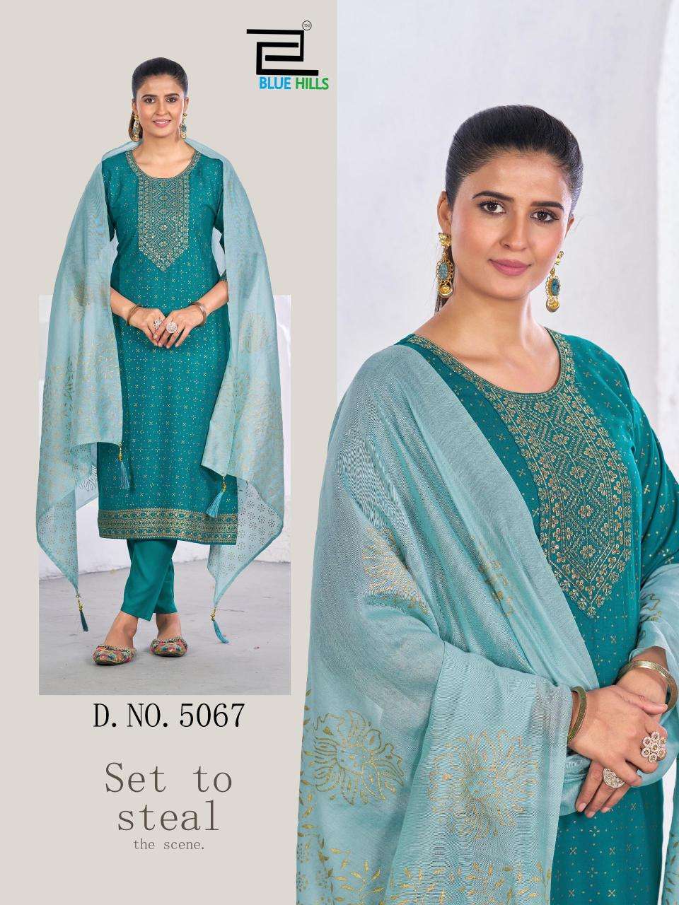 Blue hills royal touch vol 20 Kurti exporters in India